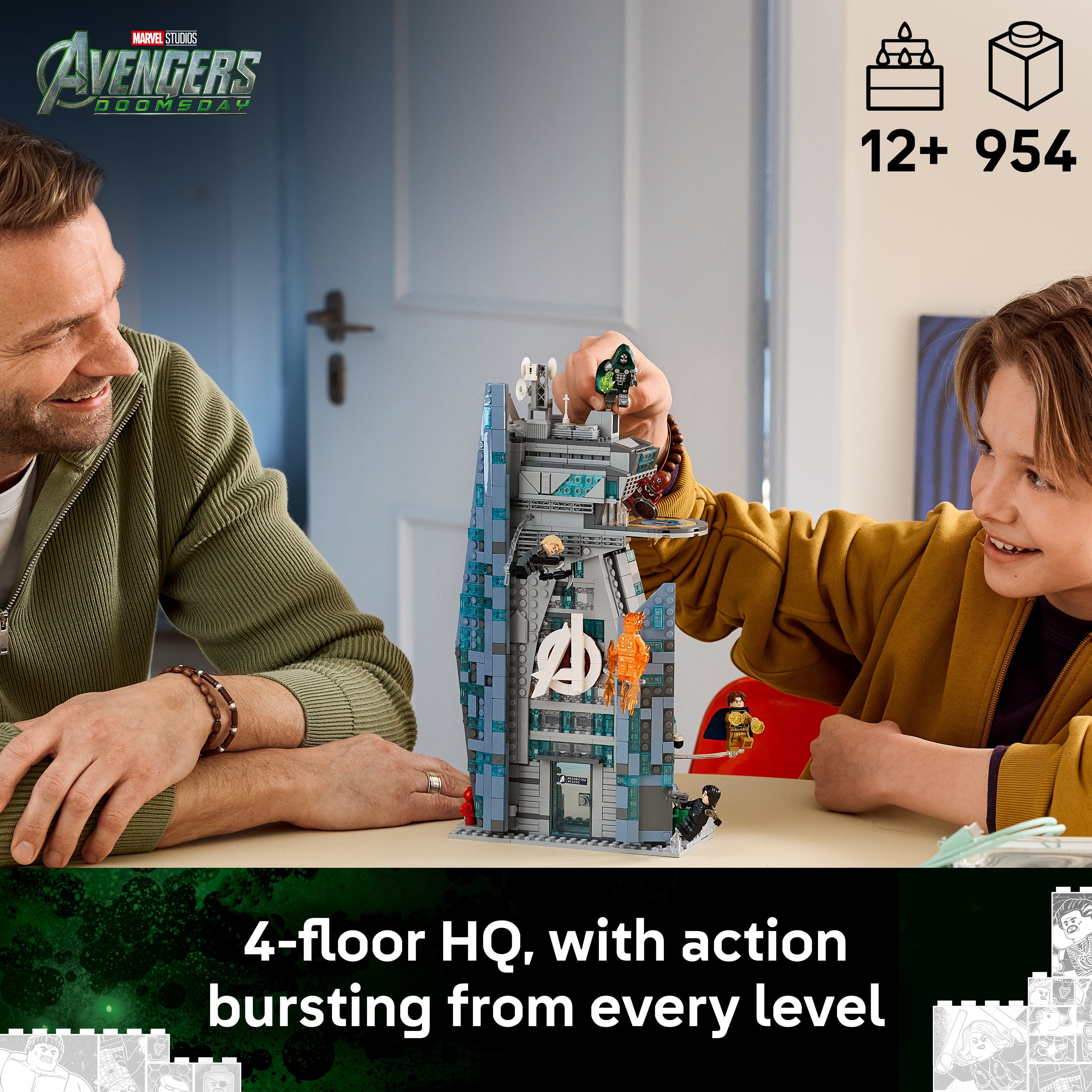 LEGO® Marvel Avengers Doomsday nye Avengers-tårn 76352