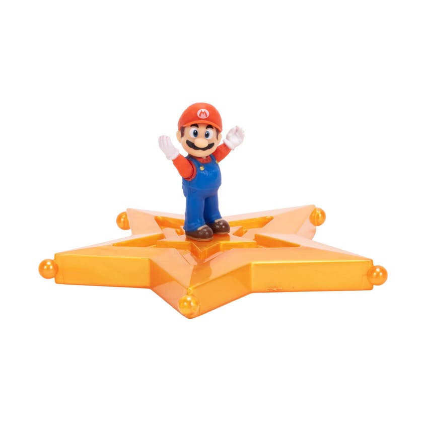 Super Mario Galaxy Movie minifigur 1,5" med stjernetilbehør