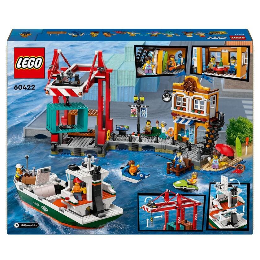 LEGO City 60422, Kysthavn med lastefartøy