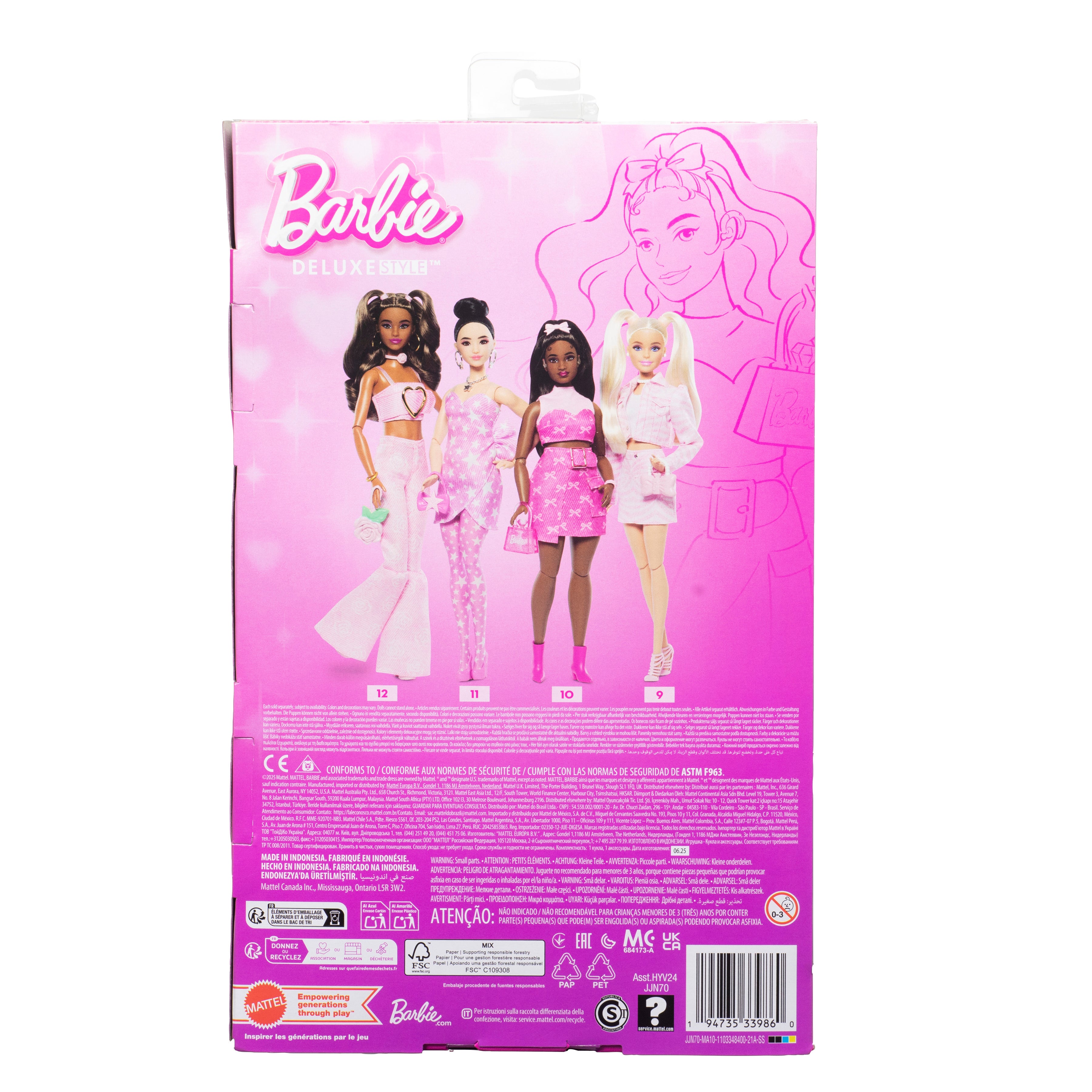 Barbie Deluxe Style - Bright Pink Skort