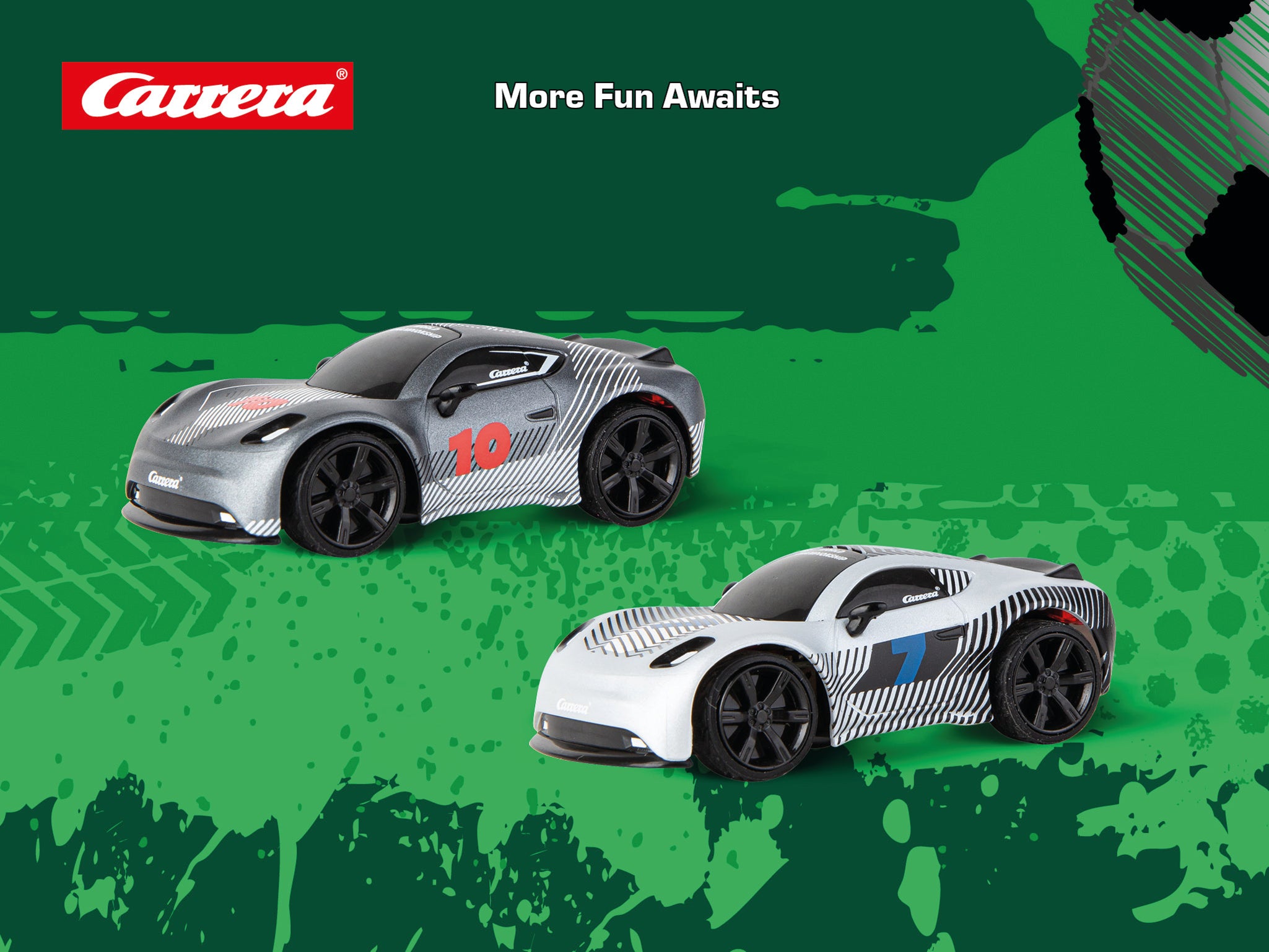 Carrera RC World Championship Soccer Set – fjernstyrt fotball for to spillere