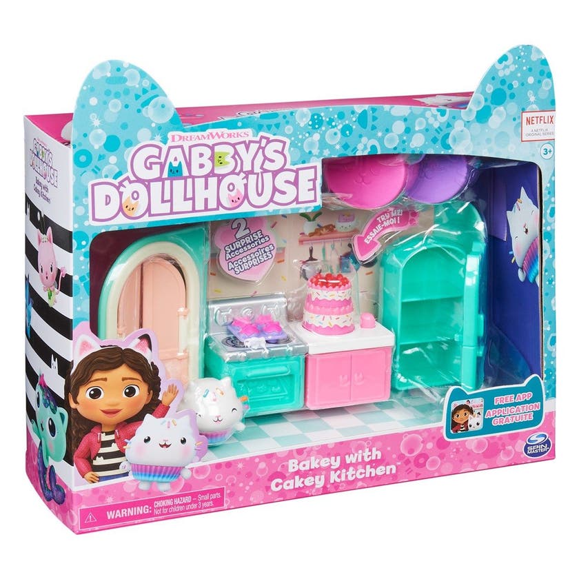 Gabby's Dollhouse Deluxe-rom - Cakeys kjøkken