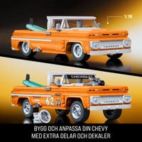 Mattel Brick Shop Hot Wheels Custom '62 Chevy Pickup konstruksjonsleke