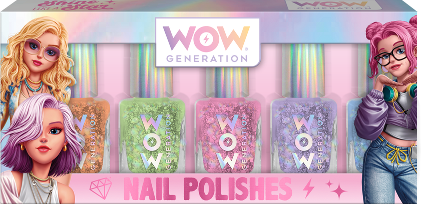 WOW Generation, Neglelakk, Pakke med 5 Flasker