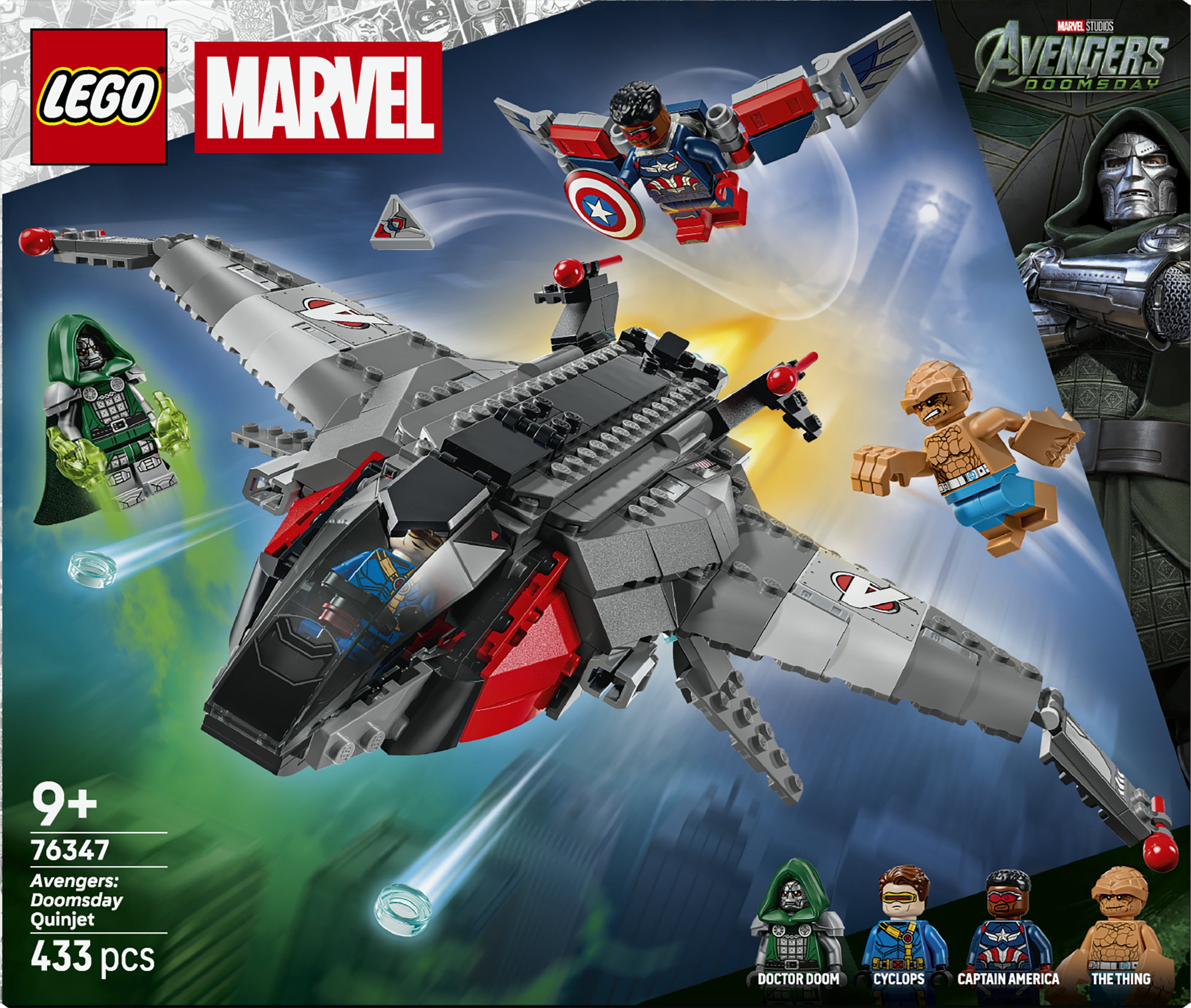 LEGO® Marvel Avengers Doomsday Quinjet 76347