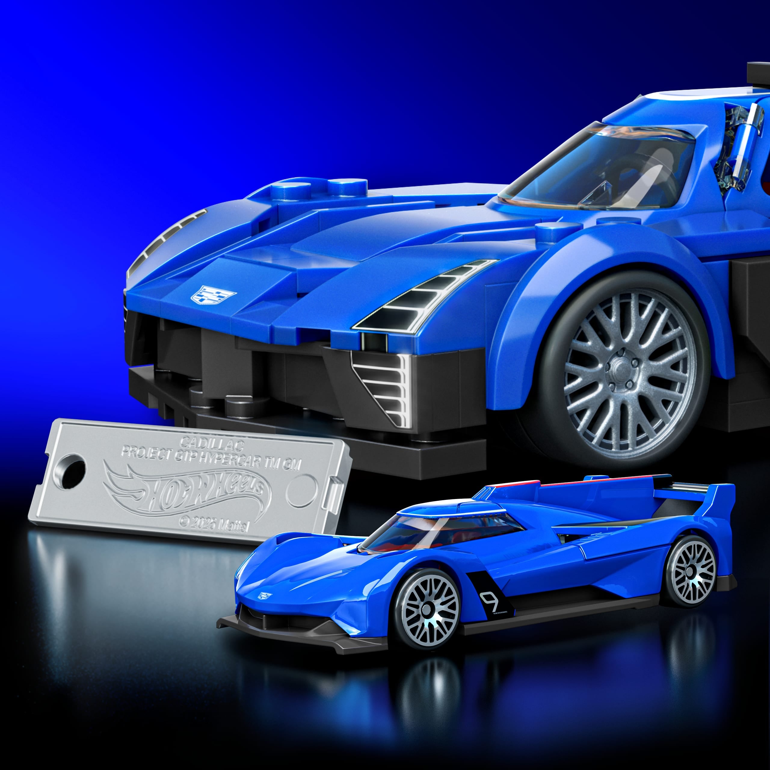 Mattel Brick Shop Cadillac Project GTP Hypercar 1:32