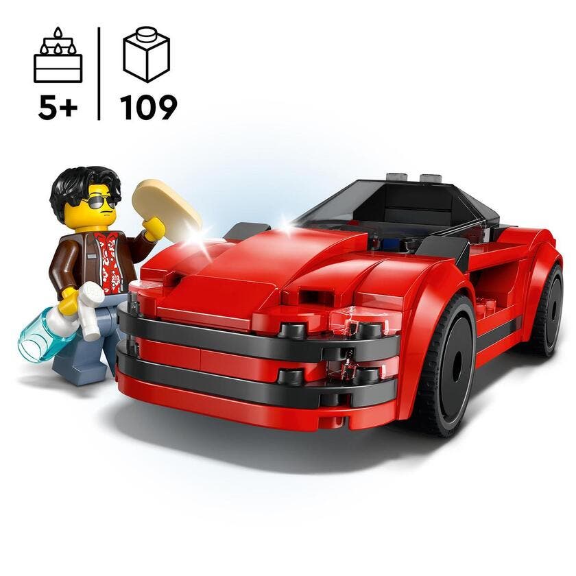 LEGO City Great Vehicles 60448, Rød sportsbil