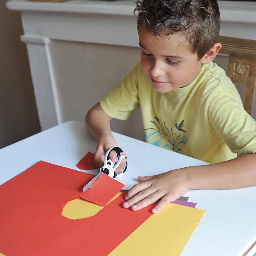 Barnesaks med dyremotiv, Panda