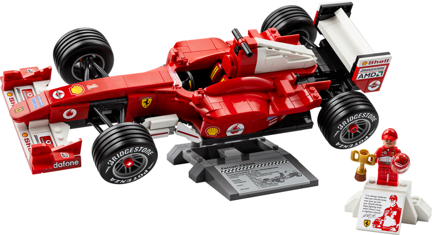 LEGO® Icons Ferrari F2004 og Michael Schumacher, bil 11375