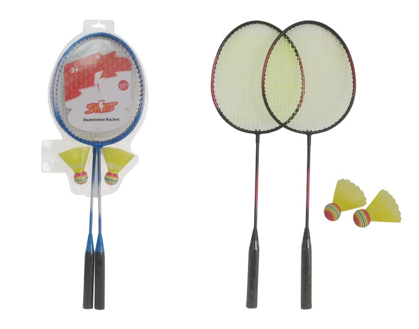 Skills, Badmintonracket 2-pakning med 2 baller