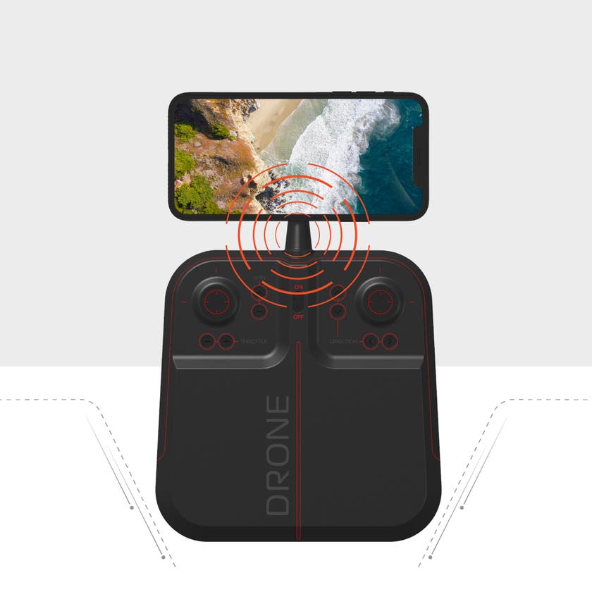 Sharper Image Mach 10, videodrone med kamera