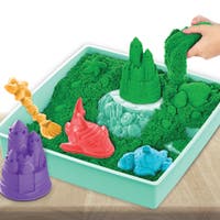 Kinetic Sand, Sandkasse Sett – grønn