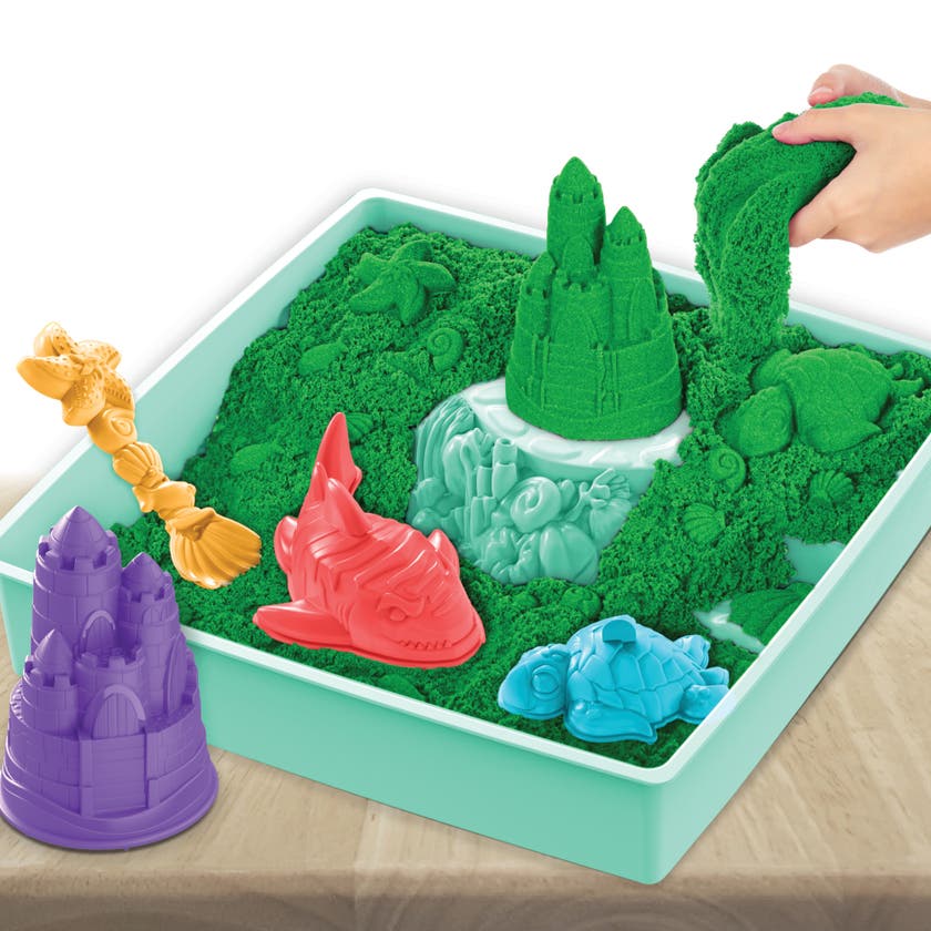 Kinetic Sand, Sandkasse Sett – grønn
