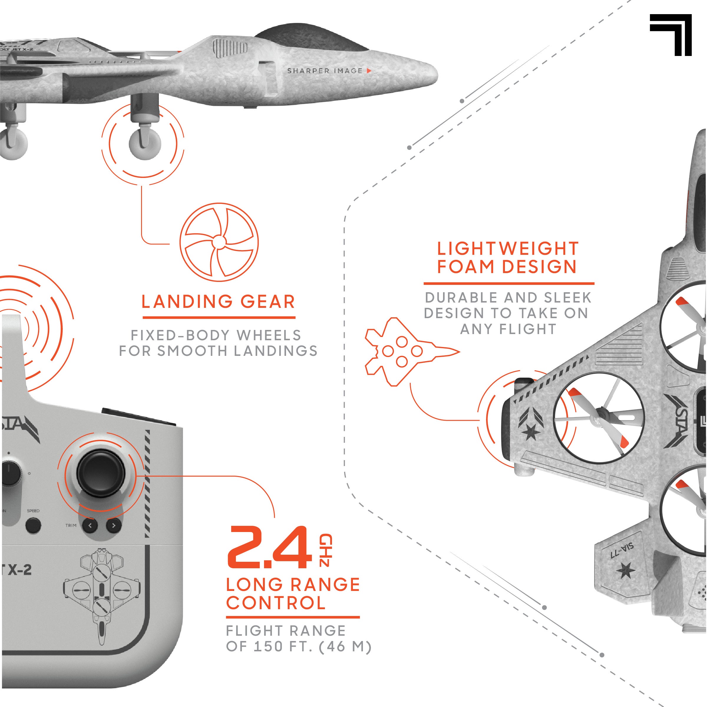 Thunderbolt Jet X-2 Stuntdrøne