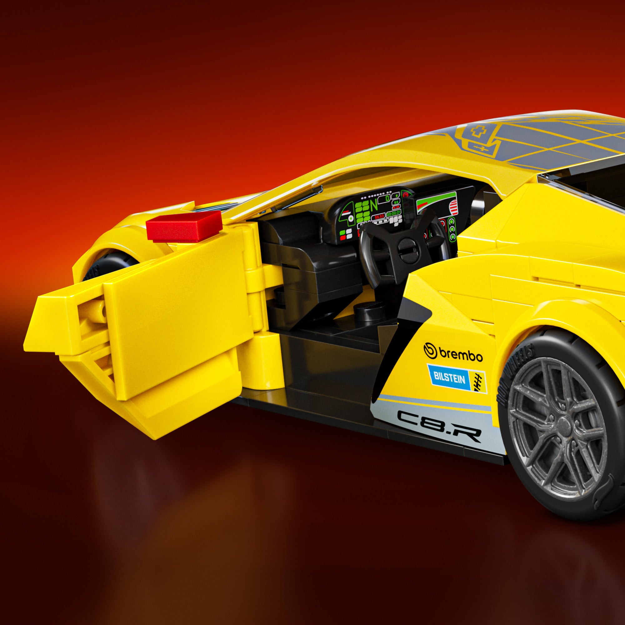 Hot Wheels Corvette C8.R byggesett