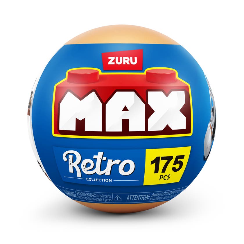 MAX Build More Premium Retro Kassettspiller – byggeklosser fra ZURU