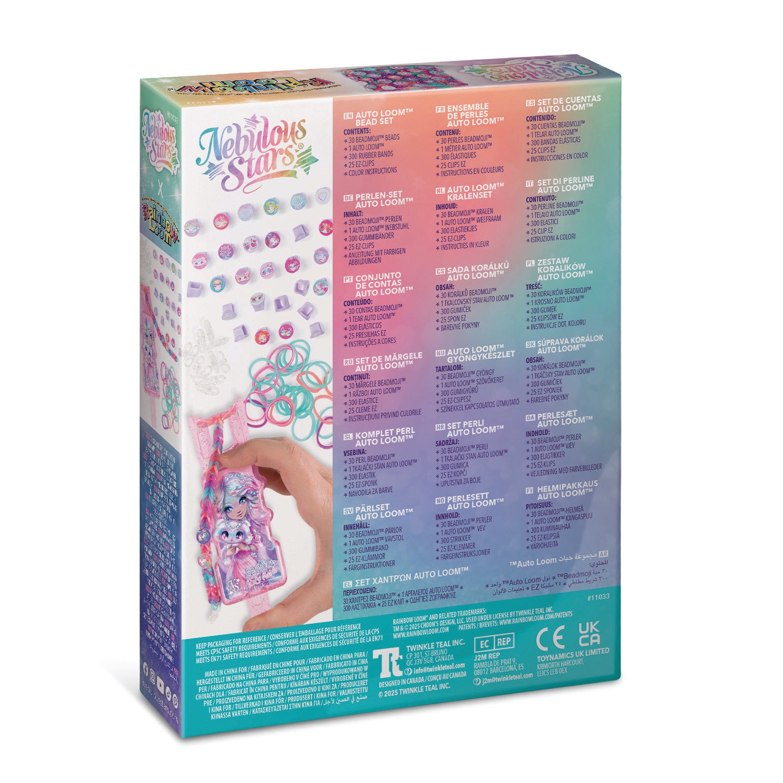 Nebulous Stars Rainbow Loom Auto Loom Perlesett