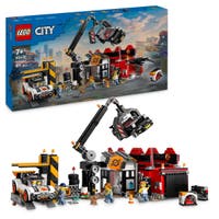 LEGO My City 60472, Skraphaug med biler