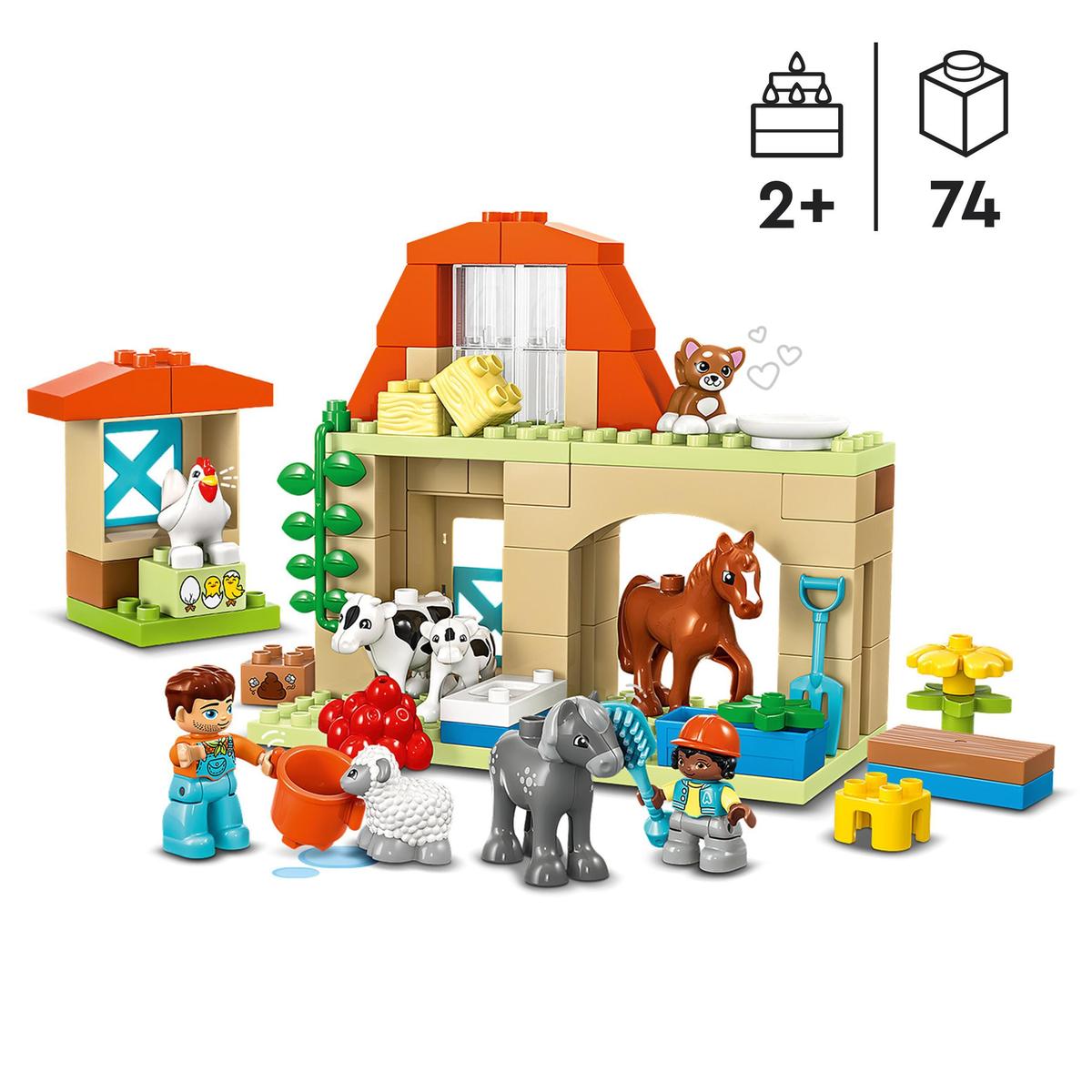 LEGO DUPLO Town 10416, Ta vare på dyr på gården
