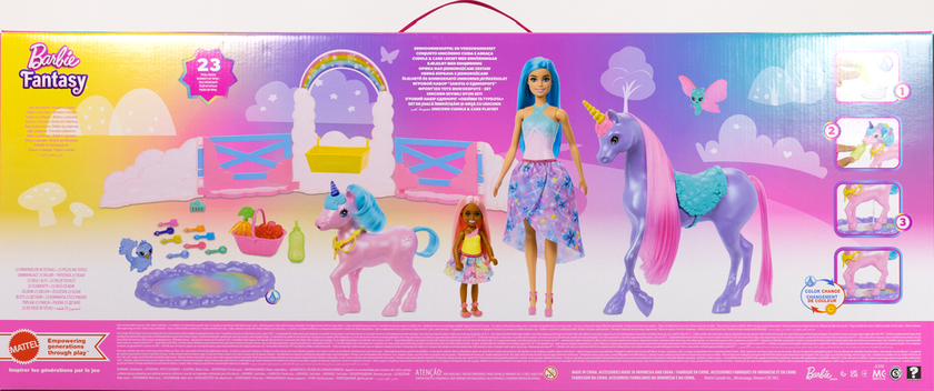 Barbie Enhjørning Kos & Pleie Lekesett