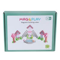 Mag&Play Building Cubes 2 cm 239 stk Rosa