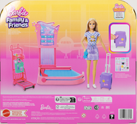 Barbie Malibu-dukke med koffert og bagasjekarusell