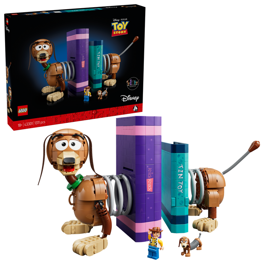LEGO® ǀ Disney og Pixar Bokstøtter av Slinky Dog fra Toy Story 43301