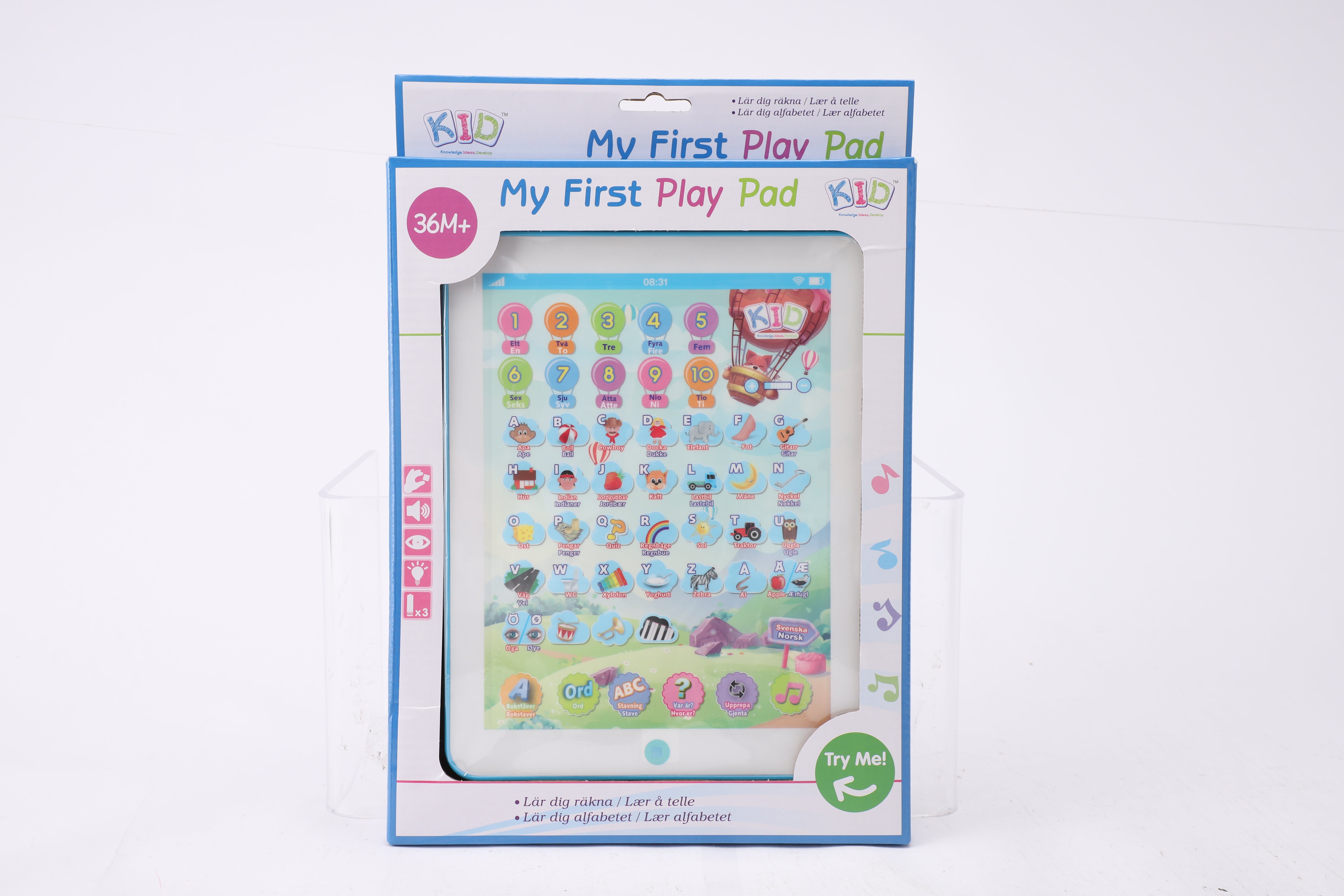 KID, Lek & Lær lesebrett (SE & NO)
