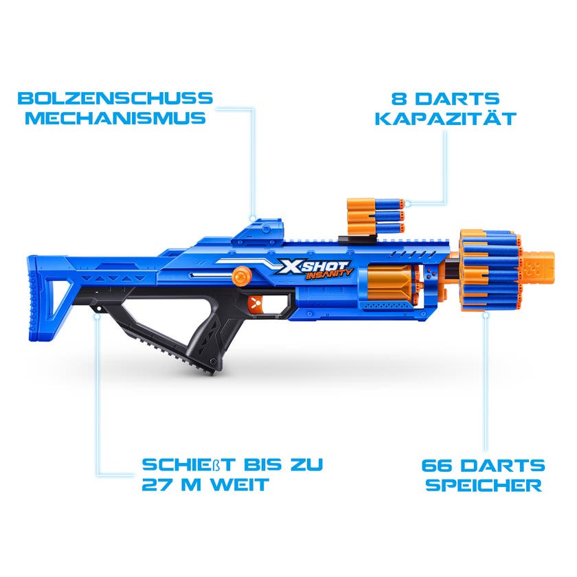X-SHOT Insanity Mix Combo Blaster-sett