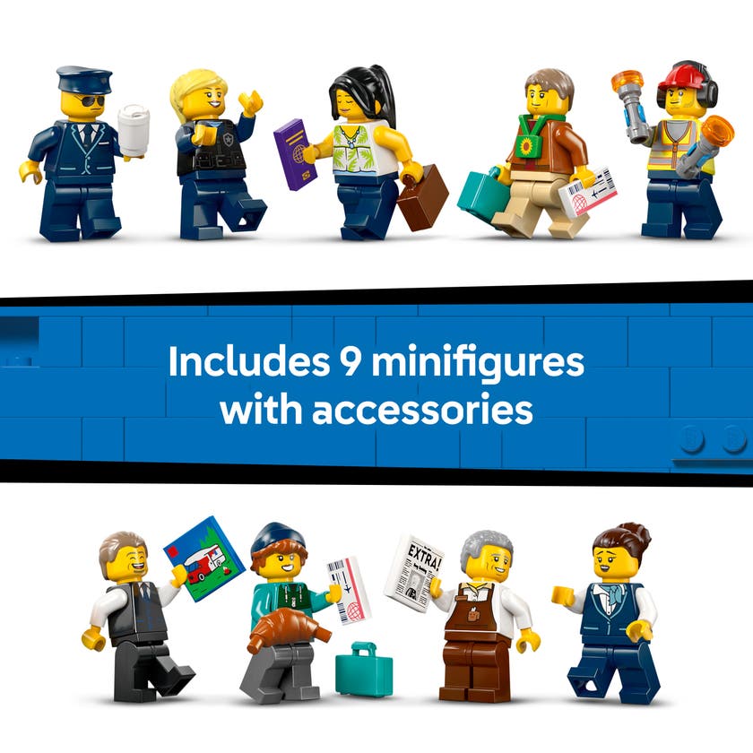 LEGO® City Lufthavn med Fly 60502