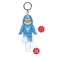 LEGO ICONIC, SHARK SUIT GUY Nøkkelring med LED-lys