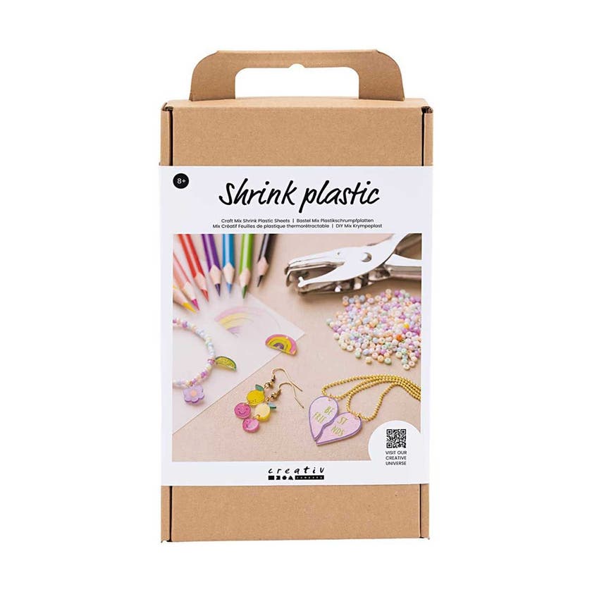 Diy Mix Krympeplastark, Smykker, 1 Pakke.