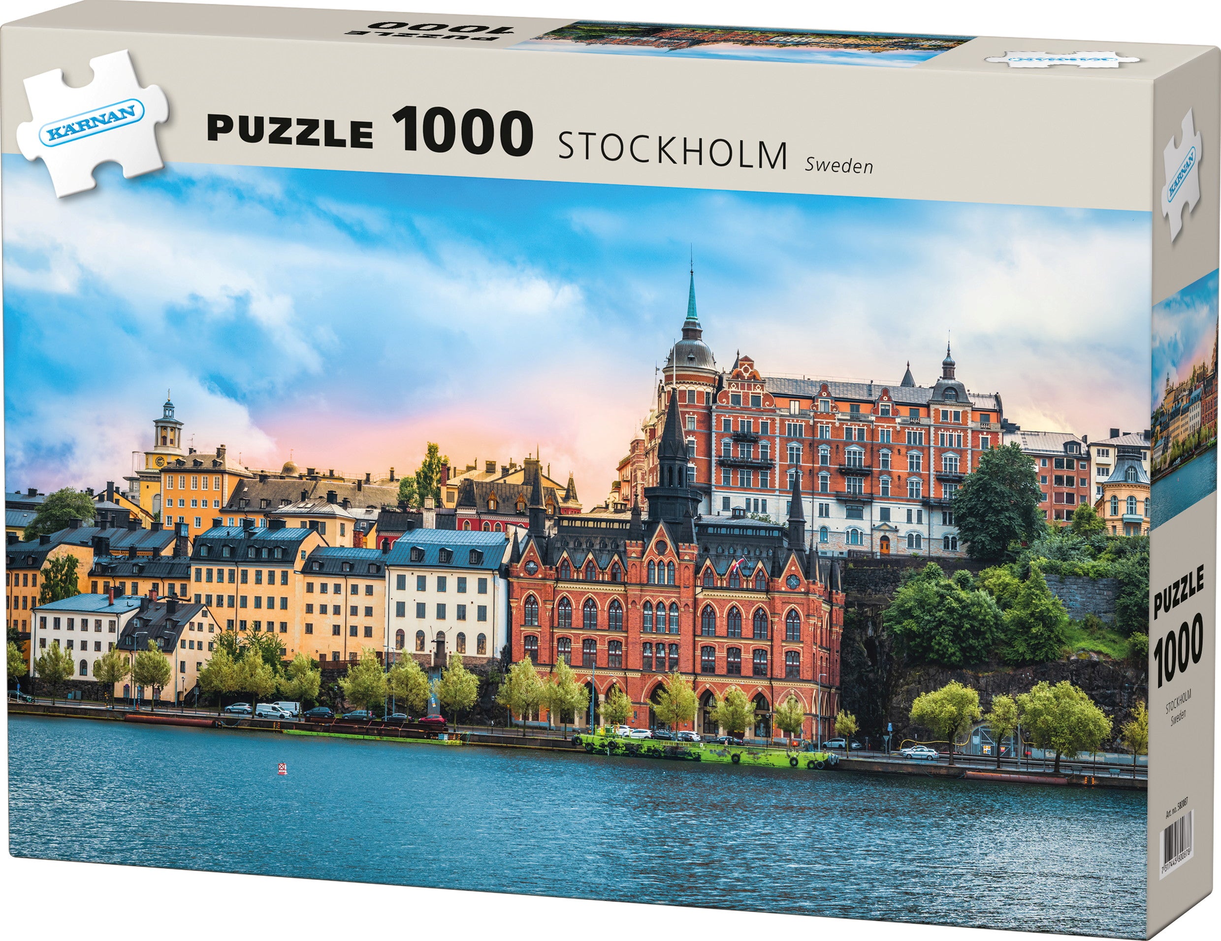 Papirpuslespill Södermalm Stockholm 1000 brikker
