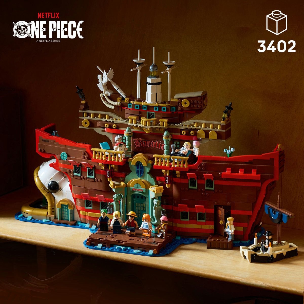 LEGO ONE PIECE 75640, Den flytende restauranten Baratie