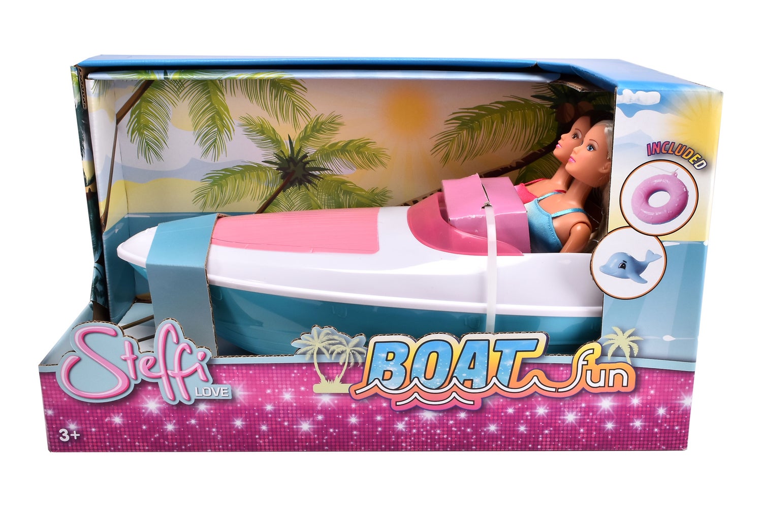 Steffi LOVE Båtsett med Dukker og Delfin 35 cm