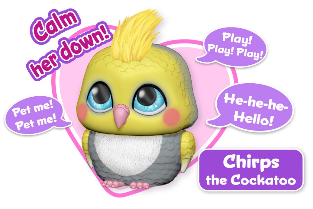 FurReal Handfuls - Cockatoo