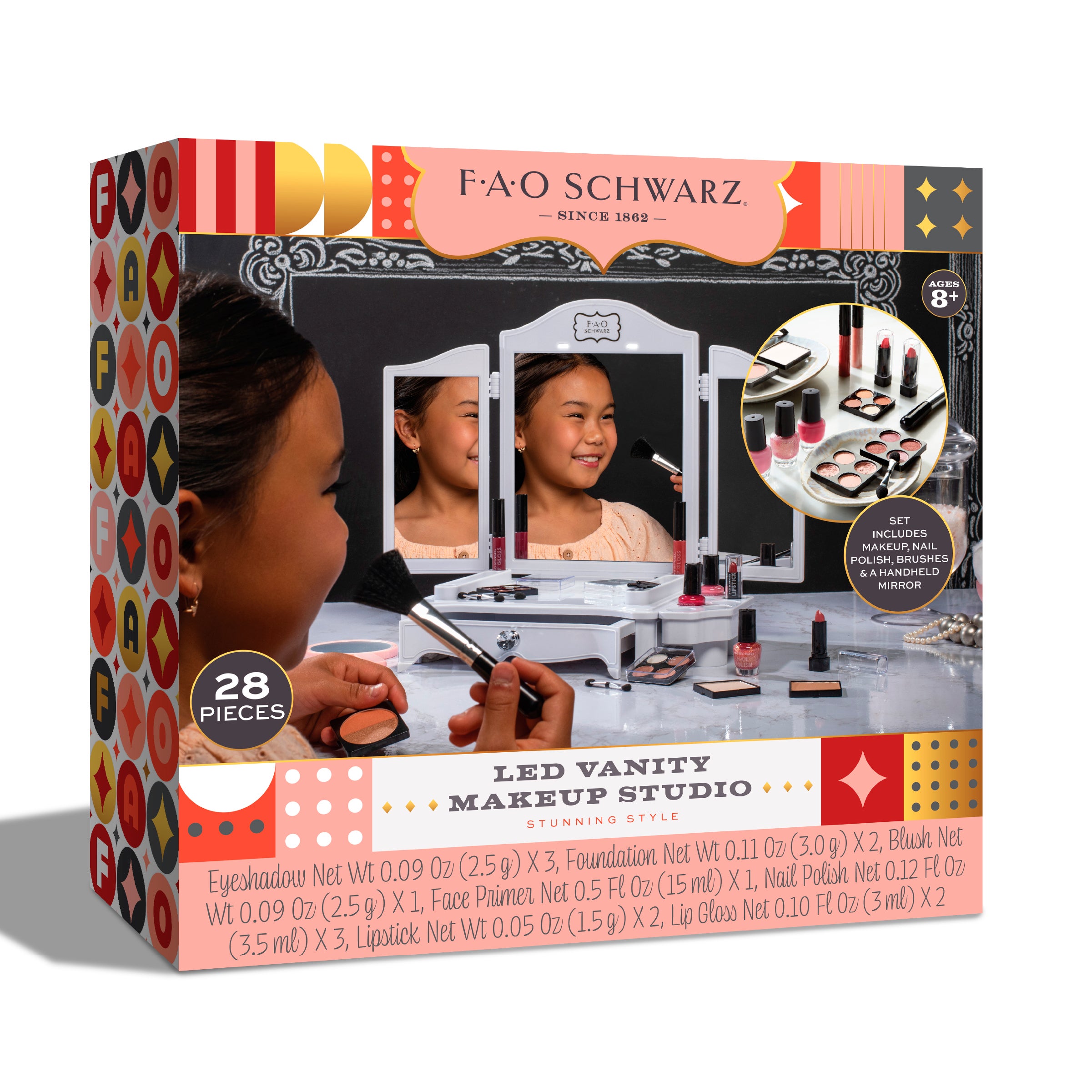 FAO SCHWARZ Vanity Makeup Studio 24 deler