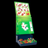 Plus-Plus – Activity Pad Dinosaurs, 125 brikker