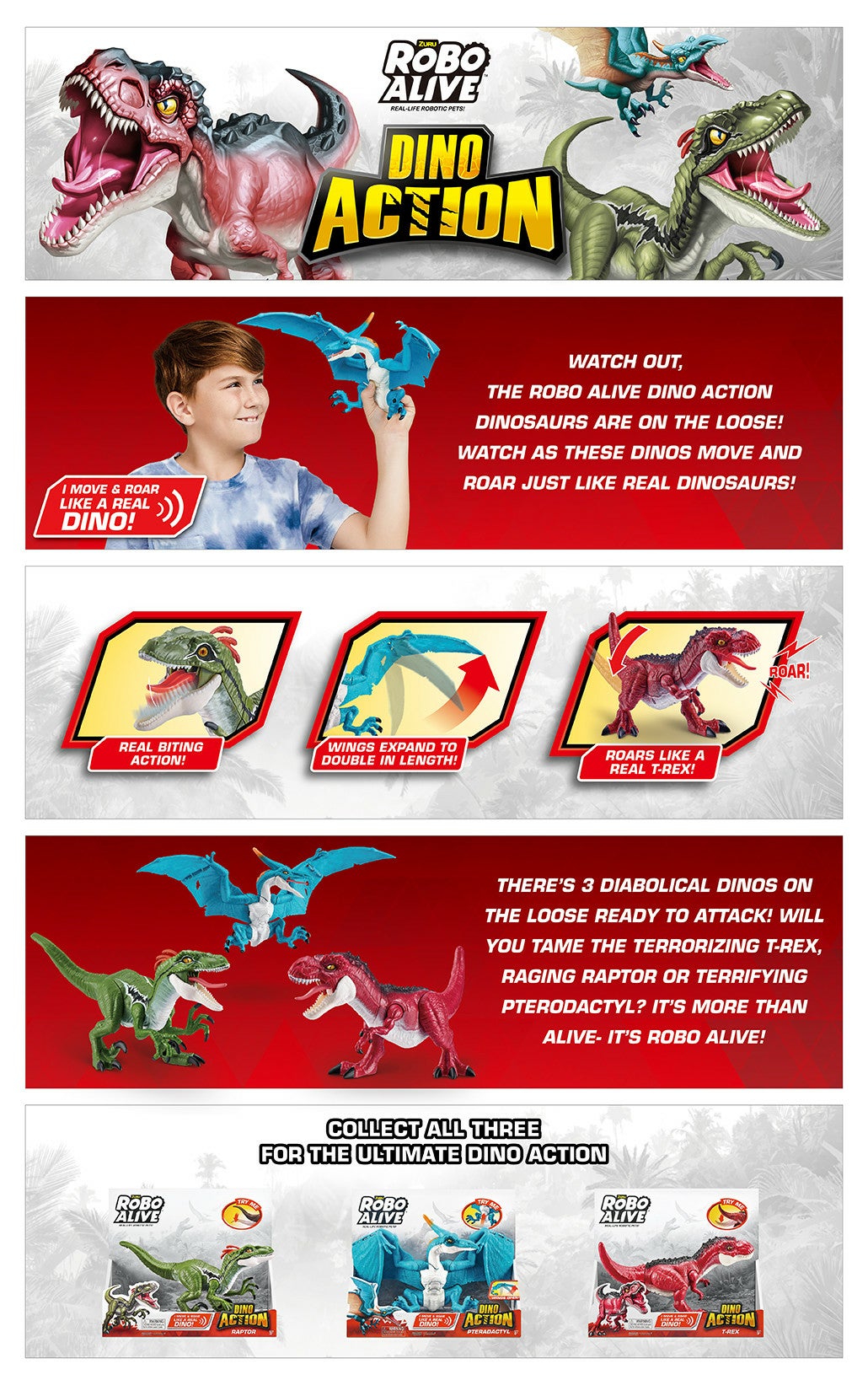 Robo Alive, Dino Action T-rex