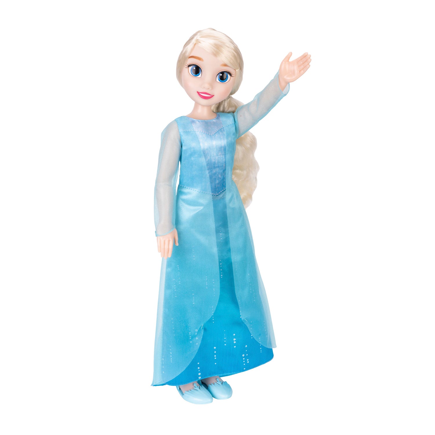Disney Playtime Elsa-dukke 28 tommer med børste