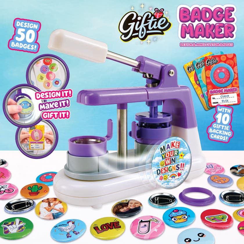 Giftie Badge Maker – lag egne buttons å bruke og gi bort