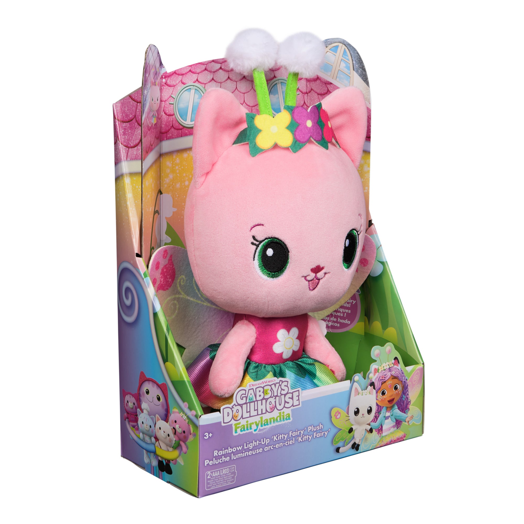 Gabby's Dollhouse Light Up Kitty Fairy Plush 30 cm