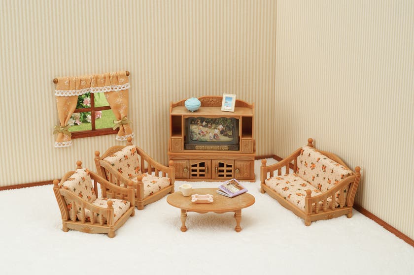 Sylvanian Families - Sofagruppe med TV-sett