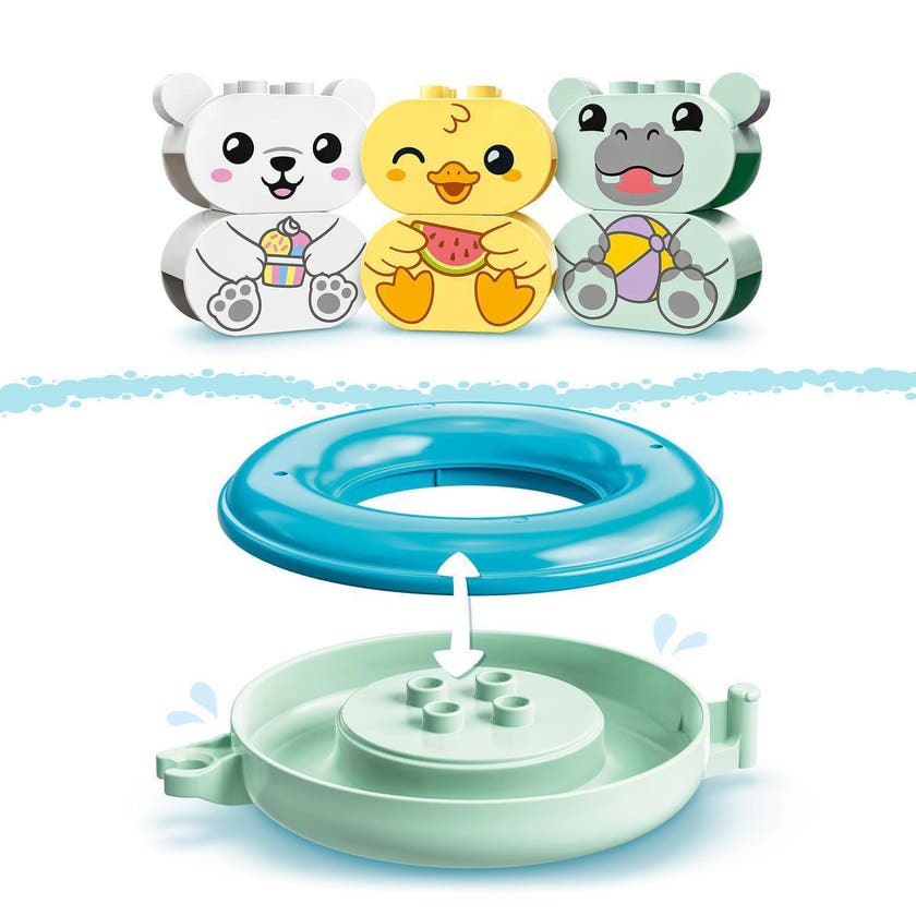 LEGO DUPLO Min Første 10965, Moro i badekaret: flytende dyretog