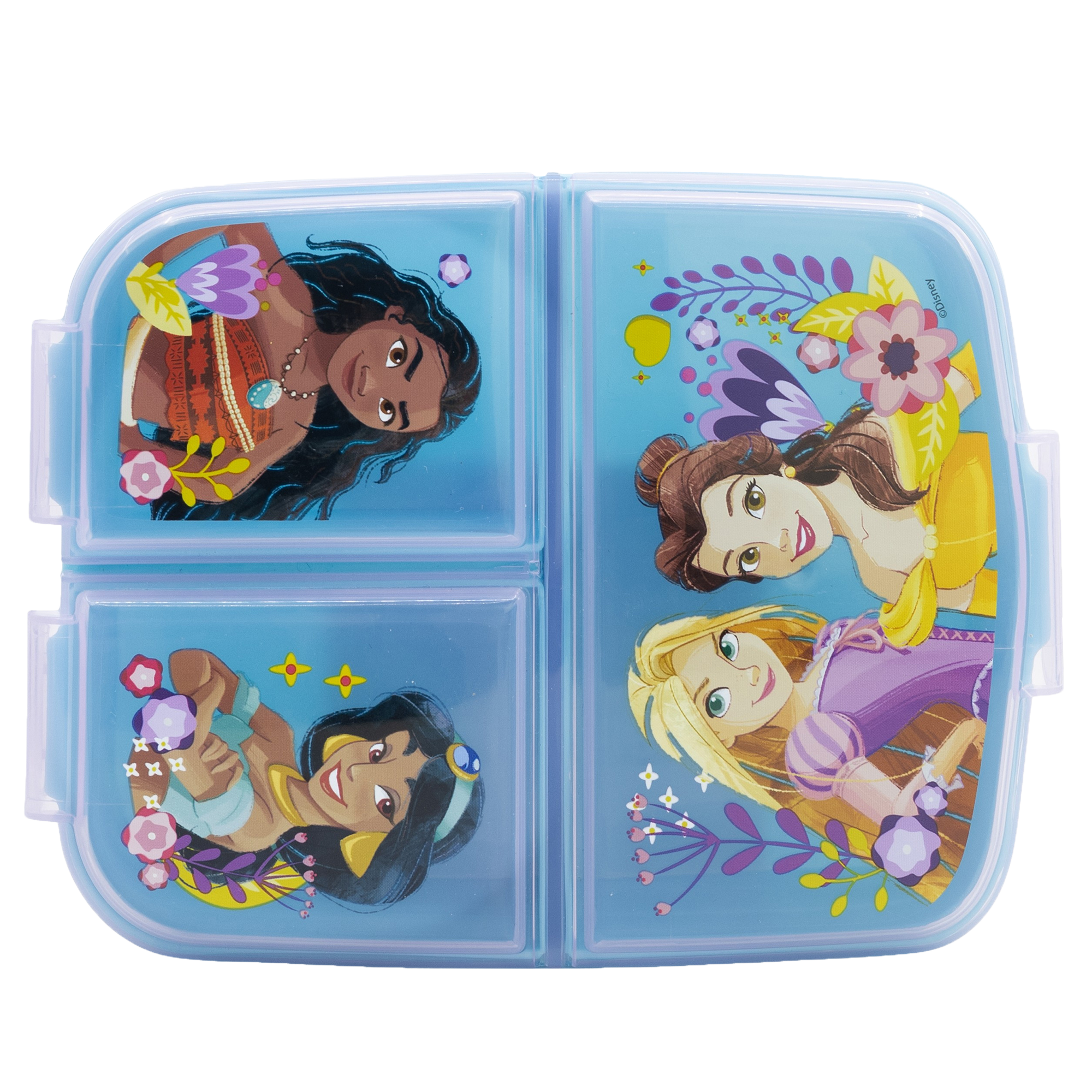 DISNEY PRINCESS, Matboks med flere rom, 18 x 13 cm 