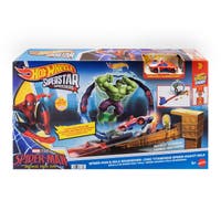 Hot Wheels Superstar Speeders Spider-Man & Hulk banset
