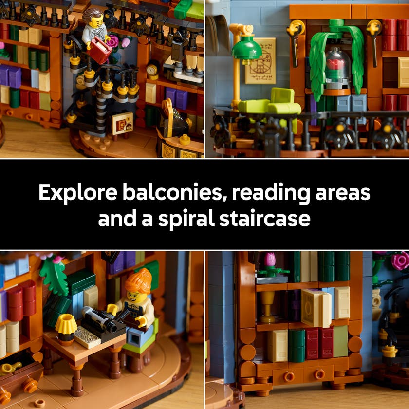 LEGO® Icons Bokhandel bokhylle 11379
