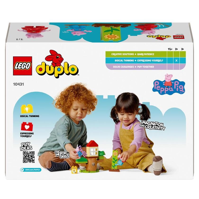 LEGO DUPLO 10431, Greta Gris – Hage og trehytte
