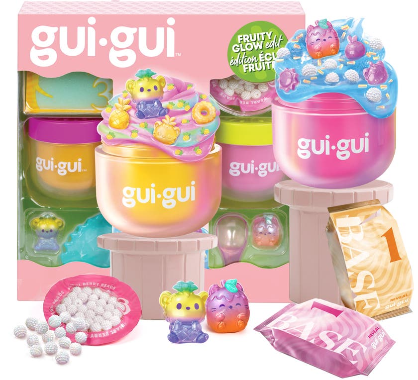 GUI GUI Deluxe Slime 2-pakk Fruity Glow