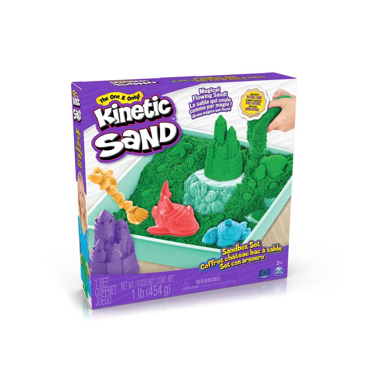 Kinetic Sand, Sandkasse Sett – grønn